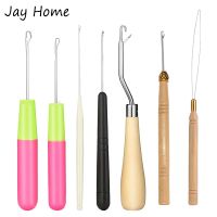 ✙♂ 7/5PCS Latch Hook Tool Crochet Needles Hooks Plastic Latch Hook Needle Kit Bent Latch Hook for Crochet Braid Hair Carpet Making