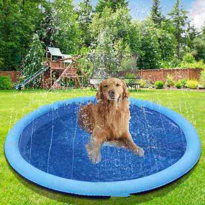 สุนัขอาบน้ำเจลอาบน้ำสัตว์เลี้ยงแผ่นสเปรย์สระว่ายน้ำฤดูร้อนสุนัขเล่นแผ่นระบายความร้อนของเล่น S Plashproof กลางแจ้งสวนน้ำพุ