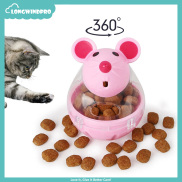 Mouse Tumbler Cat Feeder Leaking Food Balls Pet Dog Cat Fun Game Treat