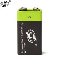 ZZOOI ZNTER Ultra-Efficient 9V 600mAh USB Rechargeable Battery Lithium Polymer Cells For RC Camera Drone Accessories Dropshipping