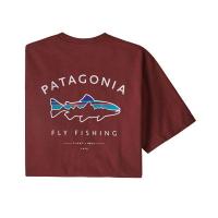 เสื้อยืดลายจุด Patagonia/Bata เสื้อฉลามบินปลาชายฝั่งทะเลในช่วงฤดูร้อนสำหรับผู้ชายและผู้หญิงแขนสั้นสันทนาการ