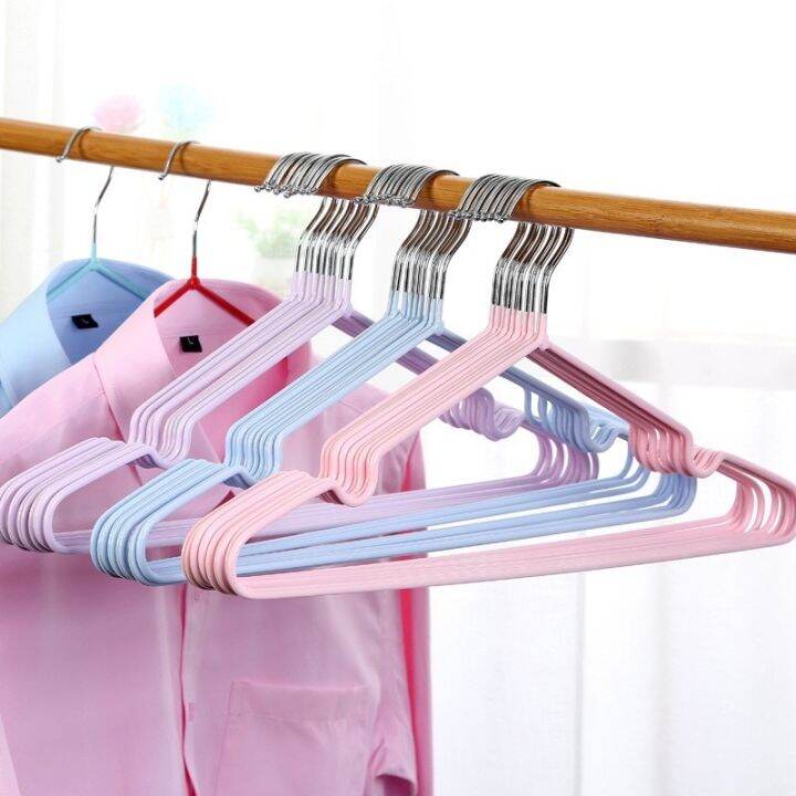 Clothes Hangers, Wooden Hangers Ultra Thin Space Saving Non-Slip