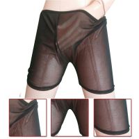 กางเกงในบ็อกเซอร์กางเกงระบายอากาศได้กางเกงชั้นในชายกางเกงชั้นในสตรีกางเกงชั้นในตาข่ายสำหรับผู้ชาย,บ็อกเซอร์ผ้าบางใส่สบาย