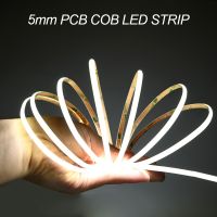 【LZ】 5mm Width COB LED Strip 384LEDs/m Dimmable Flexible Tape Lights RA90 3000K 4000K 6500K Decor Lighting DC12V/24V 5m