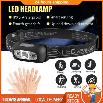 Induction switch LED cap clip light super bright LED Headlamp