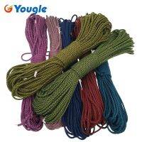 [HOT JJOZZZCXQDOU 575] YOUGLE 550 Paracord ร่มชูชีพสายเชือกเส้นเล็กเชือก Mil S PEC ประเภท III 7S Trand 100FT ปีนเขาตั้งแคมป์อุปกรณ์การอยู่รอด193 199