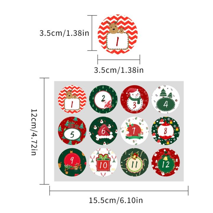 number-1-24-creative-christmas-pattern-advent-calendar-countdown-wall-stickers-creative-sticker-set-childrens-gifts