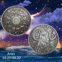 2022 Festival Astrology Souvenir Gift 12 Constellation Aries Token Ancient Silver Accessories Commemorative Coins Collectibles