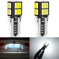 【ใหม่】2x T10รถยนต์ LED หลอดไฟ W5W LED C An BUS 194 168 2825โคมไฟภายในรถแสงอ่าน Golve กล่องลำต้นโคมไฟอัตโนมัติ6500พันสีขาวสีเหลืองอำพันสีแดง