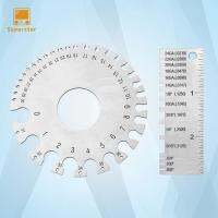 สแตนเลสสายซูเปอร์สตาร์0.3125 "-0.007" ขนาดเส้นผ่าศูนย์กลางป้องกันสนิมการวัดความหนาเครื่องมือมาตรวัดลวดไม้บรรทัด