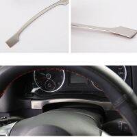 dghjsfgr New Auto 1pc Stainless Instrument Panel Dashboard Trim Sticker Cover Frame Decoration Fit For VW Tiguan 2010-2015 Car styling