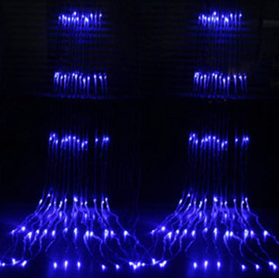 3X3M 320 LED Waterfall Waterproof Meteor Shower Rain String Light Christmas Wedding Curtain Icicle Fairy String Garland