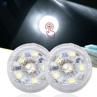 2pcs Car Interior Touch Light 5LED Mini Roof Reading Bulb Ceiling Dome Trunk Armrest LED Home Kitchen Closet Cabinet Blinker