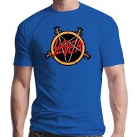 ใหม่ Pentagram โลโก้ SLAYER Heavy Metal Rock Kaus Band สตรีสไตล์ S-5XL