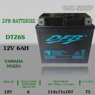 Bình ắc quy xe Yamaha Nozza hãng DFB Batteries dung lượng 12V 6AH thumbnail