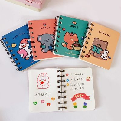 ☢™♛ New Kawaii Notebook Journal Kpop A5 Cute Lined Notepad Double Coil Portable Notebooks for Writing School Supplies Stationery
