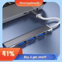 HONEYDEWD ความเร็วสูง Expander อะแดปเตอร์ OTG Type-C 3.1 USB 3.0 Splitter Dock Station USB C HUB