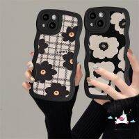 เคสสำหรับ Vivo Y36 Y02 Y11 Y35 Y20 Y15 Y21 Y16 Y17 Y22 Y12 Y21s Y50 Y22s Y33s Y12i Y15s Y30 Y91C Y02s V25E Y93 Y15A V21 V20 Y91 Y12s ย้อนยุคลายสก๊อตดอกไม้ปกอ่อน