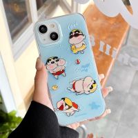 ลายการ์ตูนน่ารักว่ายน้ำดินสอสีเคสโทรศัพท์มือถือหน้าแข้งสำหรับ iPhone 14 Pro Max 13 Pro Max ฝาหลังโทรศัพท์แบบนิ่มสำหรับ iPhone 12 Pro Max 11กรอบด้านหลัง