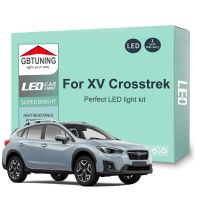 ชุดหลอดไฟสำหรับ Subaru XV Crosstrek 2013-2021 2022 2023 2024 Canbus รถโดมในร่มรถยนต์โคมไฟภายในอาคาร LED ทรังก์สำหรับอ่านยานพาหนะ