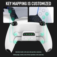 Four Elite Paddles Remap Kit Type C Upgrade Interface For Ps5 Game Controller Controller Paddle With Led Indicator