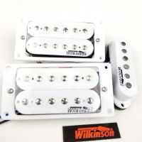 ชุด Humbucker Pickup สีขาววิลคินสันใหม่กีตาร์ Pickup WVSM (N + B)