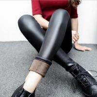 Legging เลกกิ้งหนังเนื้อดี บุขนสั้นด้านใน อุ่นๆ พร้อมส่ง เนื้อนิ่มและยืดได้เยอะ black