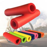 New 2PCS Bicycle Soft Foam Sponge Handlebar Grip Cover Outdoor Mountain Cycling bmx mtb Bike Silicone Grip Anti-slip Handle Bar Handlebars