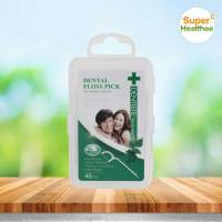 Dentiste dental floss pick 40 ชิ้น เดนทิสเต้ ไหมขัดฟันแบบมีด้ามจับ