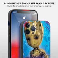 Groot Marvel Avengers Funda for Apple iPhone 11 13 Pro 12 Xs Max Soft Phone Case X XR SE 2020 7 8 Plus 6 6S 5 5S Silicone Cover