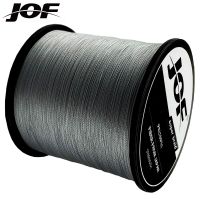 JOF 1000M 500M 300M 4 Strands สายตกปลาถัก Multifilament 100% PE เทคโนโลยีญี่ปุ่น Super Strong Fly สายตกปลา