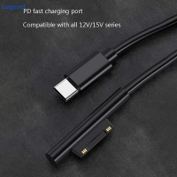 ?【Lowest price】Legend FAST CHARGING USB Type-C แหล่งจ่ายไฟสำหรับ Microsoft Surface Pro Charger