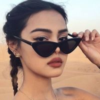 Fashion Cute y Ladies Cat Eye Sunglasses Women Vintage R Small Triangular Cateye Glasses Colorful Eyewear