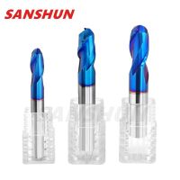 เครื่องตัดมิลลิ่ง Hrc70 Ball Nose Alloy Nano-Coating Tungsten Steel Tools Cnc Maching SANSHUN ขายส่งเครื่องตัดความแข็งด้านบน