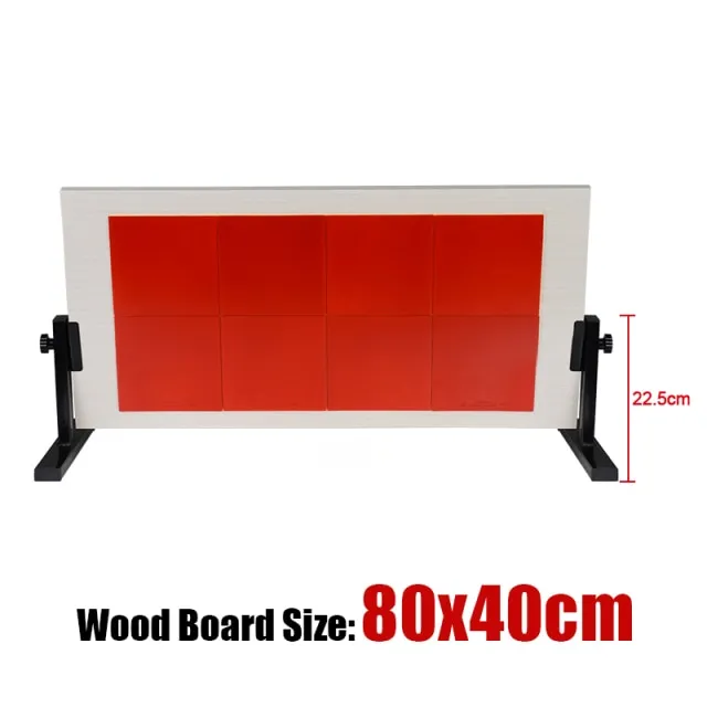 Tischtennis Rebound Board Mit 8 Gummis - 360° Verstellbar Für Solo-Training