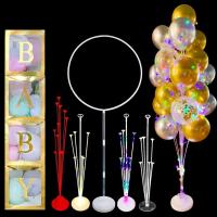 7/13/19 Tubes Holder Balloons Column Kids Birthday Baby Shower Wedding Decorations Supplies