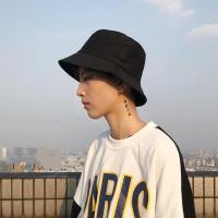 COD tjjs079 Hat Men Solid Color Fisherman Hat Men Cool and Handsome Four帽子男纯色渔夫帽男士酷帅四季防晒遮阳帽日系时尚嘻哈盆帽男12.23