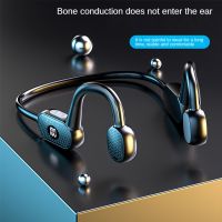 ♦▤☌ Sports Bone Conduction Bluetooth Earphones Are Not in the Ear Ultra Long Endurance Air Sensing Guide Headset Wireless Headphones