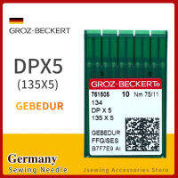 50PCS DPX5 GEBEDUR ความร้อน Groz-Beckert จักรเย็บผ้าเข็มสำหรับอุตสาหกรรม135X5 761505 134R JUKI BROTHER นักร้อง SEIKO