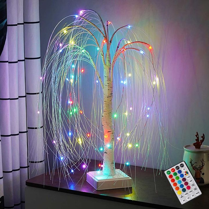 led-willow-christmas-tree-night-light-60leds-touch-control-8โหมด-fairy-night-โคมไฟสำหรับห้องนอนงานแต่งงานตกแต่งบ้าน
