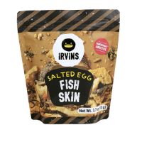 Irvins Fish Skin Salted Egg 105g เออร์วิ้น หนังปลากรอบ นำเข้าจากประเทศสิงคโปร์