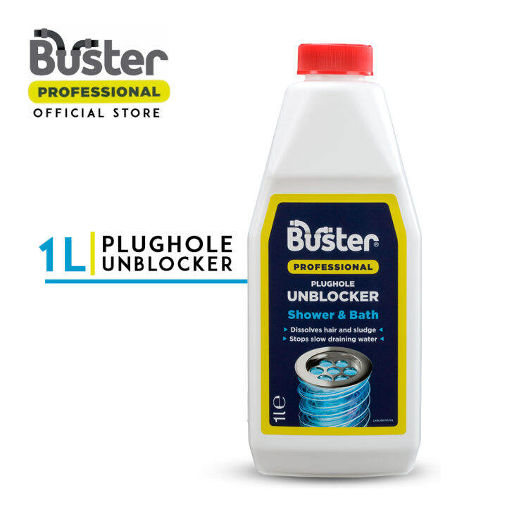 BUSTER Plughole Unblocker Bathroom Pro 1L Lazada Singapore