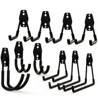 Garage Hooks, Garage Storage Hooks, Wall Mount Organizer Tool Storage for Power Tools, Ladder Hooks 10 Pack