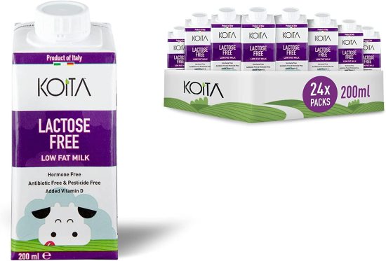 Sữa bò hữu cơ lactose free koita milk thùng 24 hộp x 200ml - ảnh sản phẩm 4