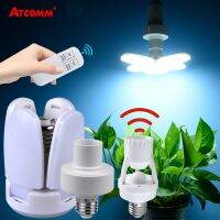 [HOT QQZIWWUJJWG 104] หลอดไฟ LED โคมไฟ Ampoule LED E27 110 220V หลอดไฟ28W สมาร์ทรีโมทคอนโทรล Motion Sensor โคมไฟสำหรับ Home Timing Function