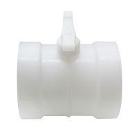 duct damper plastic white for airtight ventilation pipe connection adjustment manual plastic air duct check valve pp manual air