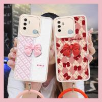 Skin-friendly feel imitation leather Phone Case For OPPO A53 2020/A32 2020/A33 2020/A53S Simplicity Cartoon Solid color