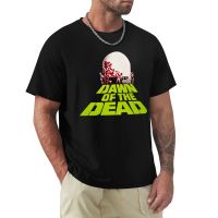 ข้อเสนอพิเศษ เสื้อยืดวินเทจ Dawn of the Dead เสื้อยืดฮิปปี้เสื้อผ้าเสื้อยืดผู้ชายเสื้อยืดตลกS-5XL