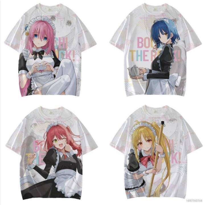 cool-เสื้อยืดลําลอง-แขนสั้น-คอกลม-พิมพ์ลายอนิเมะ-bocchi-the-rock-gotou-hitori-3d-พลัสไซซ์-แฟชั่นสําหรับสตรี