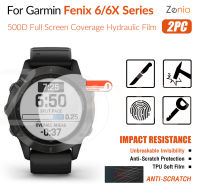 Zenia 2PCS HD แบบเต็มหน้าจอขอบโค้งเต็มรูปแบบฟิล์มกันรอยสำหรับ Garmin Fenix 6 Pro Solar 6X Sapphire Fenix6 Fenix6X สมาร์ทวอทช์ HD 9H ฟิล์มนุ่ม TPU ล่องหนล่องหนมองไม่เห็นฟิล์มป้องกันการระเบิด Anti Scratch ฟิล์มสำหรับภาพยนตร์